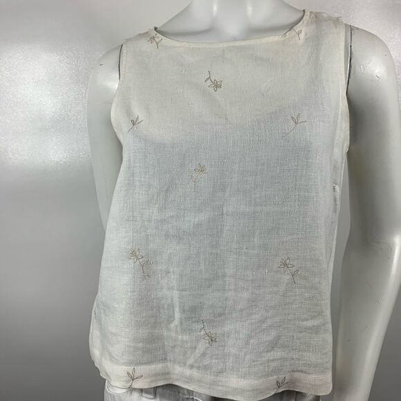 3FOR$20 NORTON Linen Sleeveless Top Size: PM - Picture 1 of 5